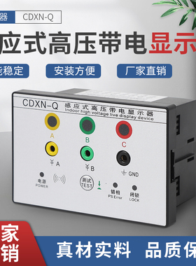 CDXN-Q感应式高压带电显示非接触式带电显示器T型开孔尺寸100*70