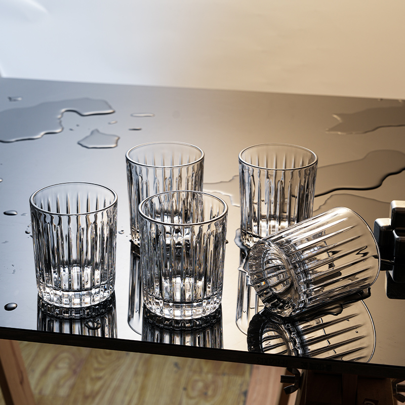 水晶玻璃轻奢风高级感水杯