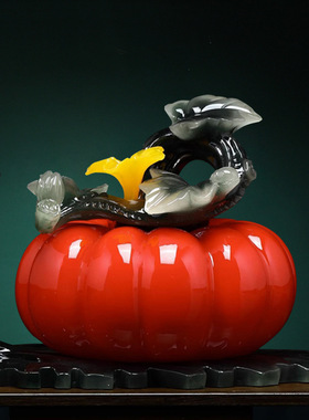 开门红礼品南瓜柿子苹果大丰收家居装饰品摆件工艺品开业乔迁礼品