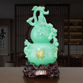福禄招财葫芦摆件工艺品家居摆设酒柜创意客厅乔迁装 饰品开业礼品