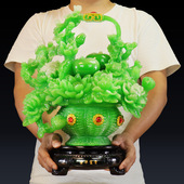 荣华富贵花篮摆件家居客厅玄关电视柜装 饰品摆设乔迁开业结婚礼物