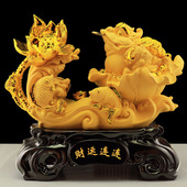 招财金蟾财运连连家居客厅摆件装 饰工艺品玄关店铺办公桌开业礼品