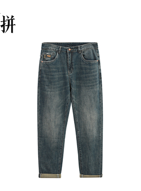 素拼男装秋装男士牛仔裤SPBZK435153AM-SPBZK435153AM1