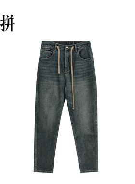 素拼牛仔长裤SPBZK535035AM