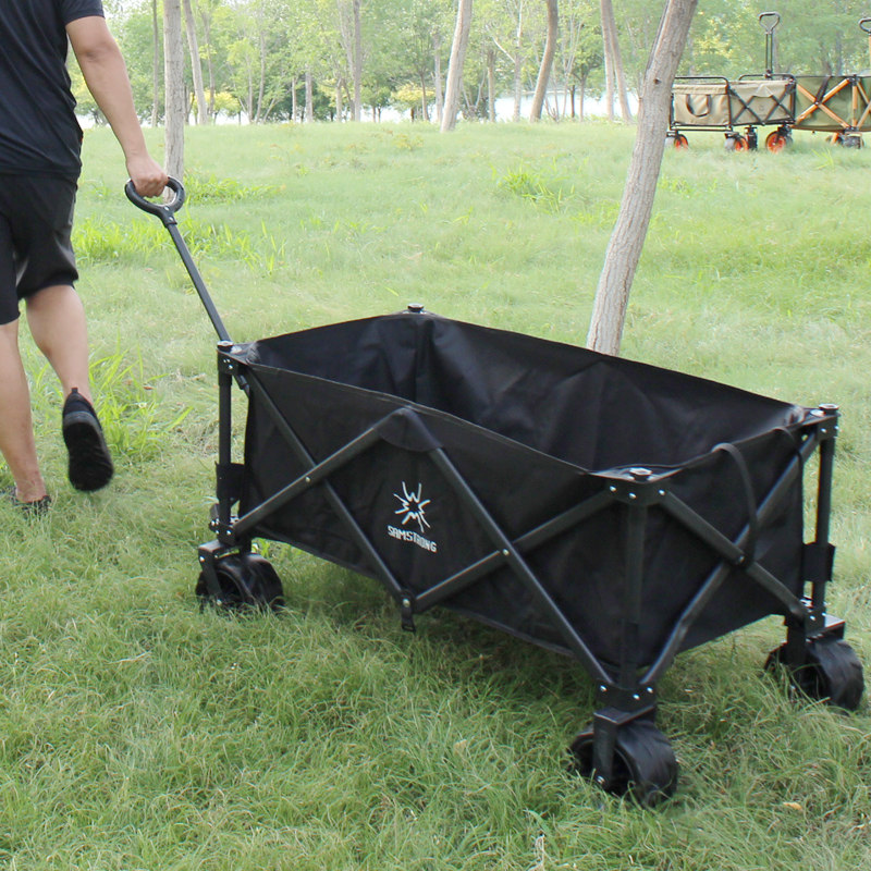 杉木山装露营车推车小拖车户外营地便携折叠野餐拉车PU轮胎取快递,户外/登山/野营/旅行用品,户外营地车,淘宝优惠券,粉丝福利购,淘宝优惠卷