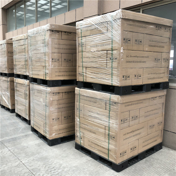 1210c田字网格一次性出口专用打包黑色塑料托盘 塑料栈板出口托盘