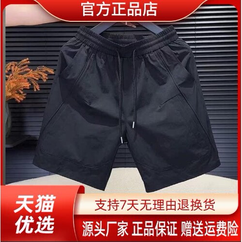 师凯服饰Amphelisia夏季新款百搭简约时尚层次感男士运动速干短裤