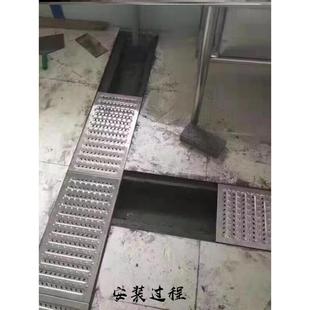 不绣钢防堵篦子防臭车库厨房马路加厚水管道方形地漏盖防鼠地板沟