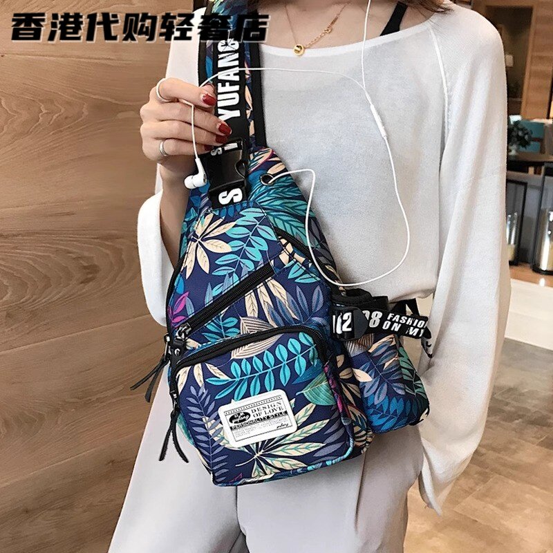 法国ZAMP斜背包女包便携式潮骑行斜挎包胸包休闲运动旅游通勤布包