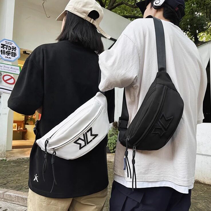 法国Colorin Kite斜挎包腰包大学生胸包情侣款简约单肩包时尚背包