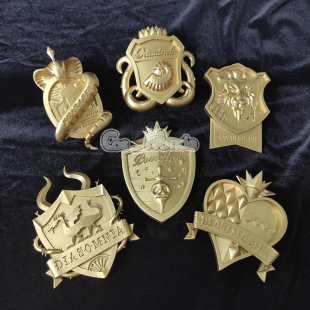 寮徽 徽章 cosplay道具游戏 迪士尼扭曲仙境cos臂章 cosmonde