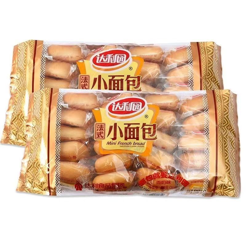 达利园法式小面包香奶味400g袋装早餐蛋糕零食小吃糕点休闲食品图片