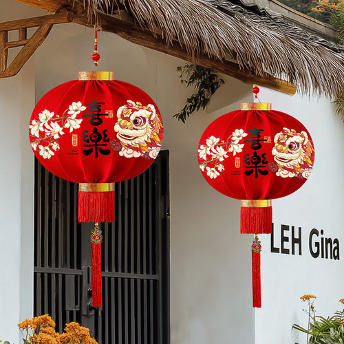马年红灯笼2026新年春节led灯笼