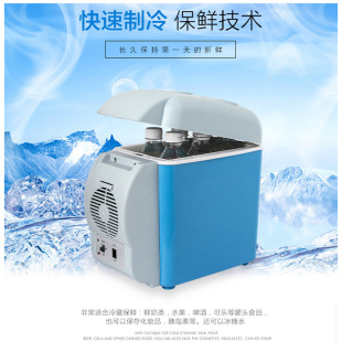 定制汽车载冰箱车家两用迷你小型制冷暖中药保鲜12V24V大货车用小