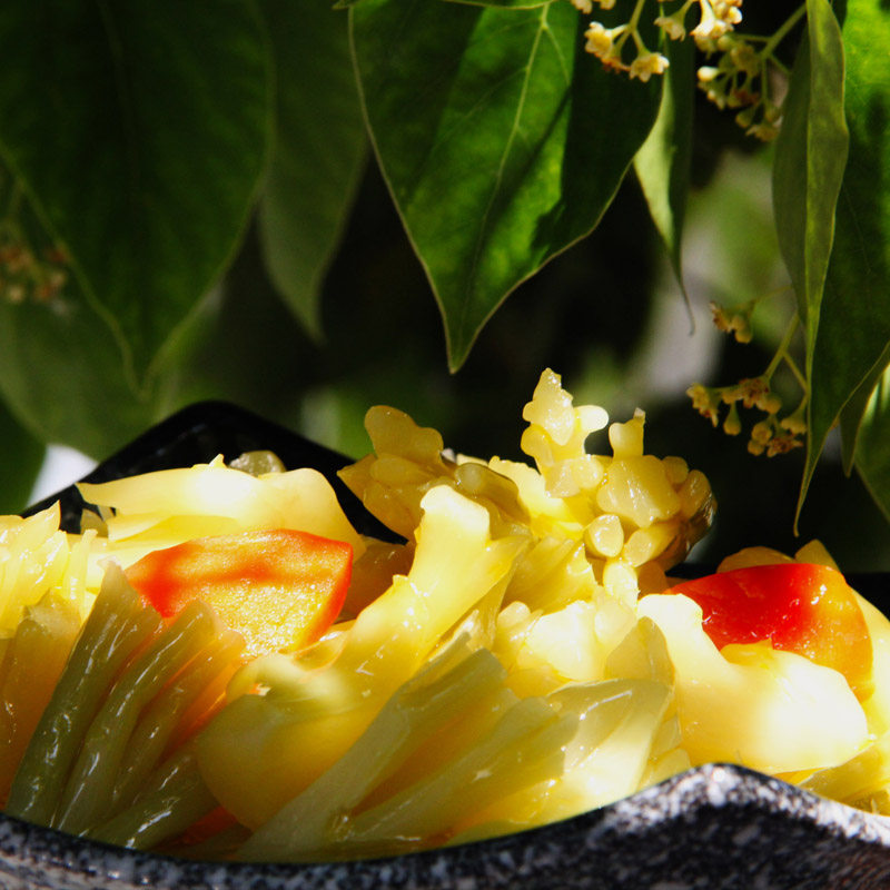 宁波开胃爽口菜花梗梗酱菜泡菜