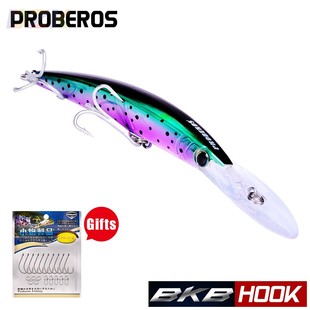 PRO BEROS品牌路亚饵海钓米诺鱼饵17cm27g塑料硬饵10色带礼品配.3
