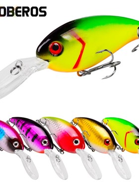 10CM-14.19G塑料鱼饵摇滚小胖子路亚饵渔具店备货6#钩 DHC006.2