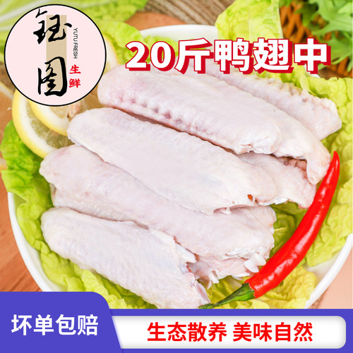 钰图冷冻鸭翅中烧烤整箱批发