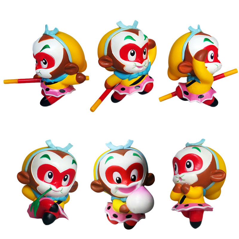 上海美影厂 大闹天宫q版孙悟空齐天大圣归来手办玩偶公仔车载摆件