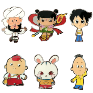 美影厂正版 哪吒 阿凡提 小兔淘淘 邋遢大王没头脑和不高兴冰箱贴