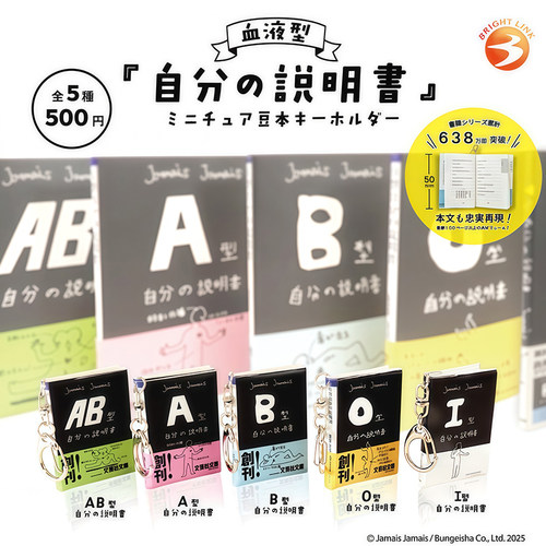 日本正版BRIGHTLINK血型说明书