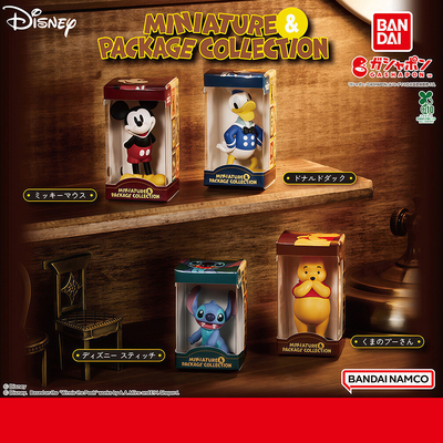 日本正版万代迪士尼盒装摆件