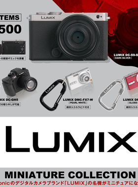 日本正版KENELEPHANT LUMIX松下单反照相机扭蛋 仿真微缩相机摆件