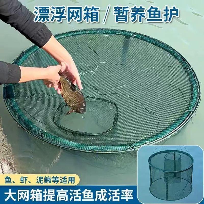 养鱼大型专用网箱加厚养鱼网箱鱼苗养殖网箱存鱼漂浮养鱼护防逃网