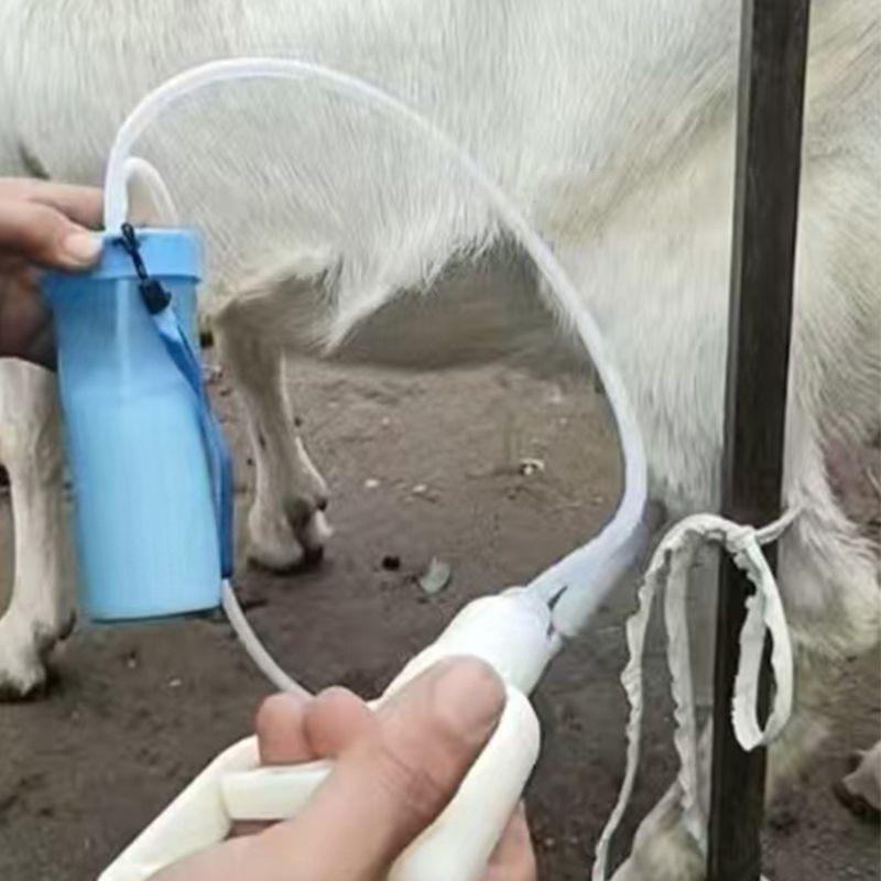 羊奶专用挤奶器羊牛挤奶器配件手动吸奶器奶牛羊吸奶器DIY小型家