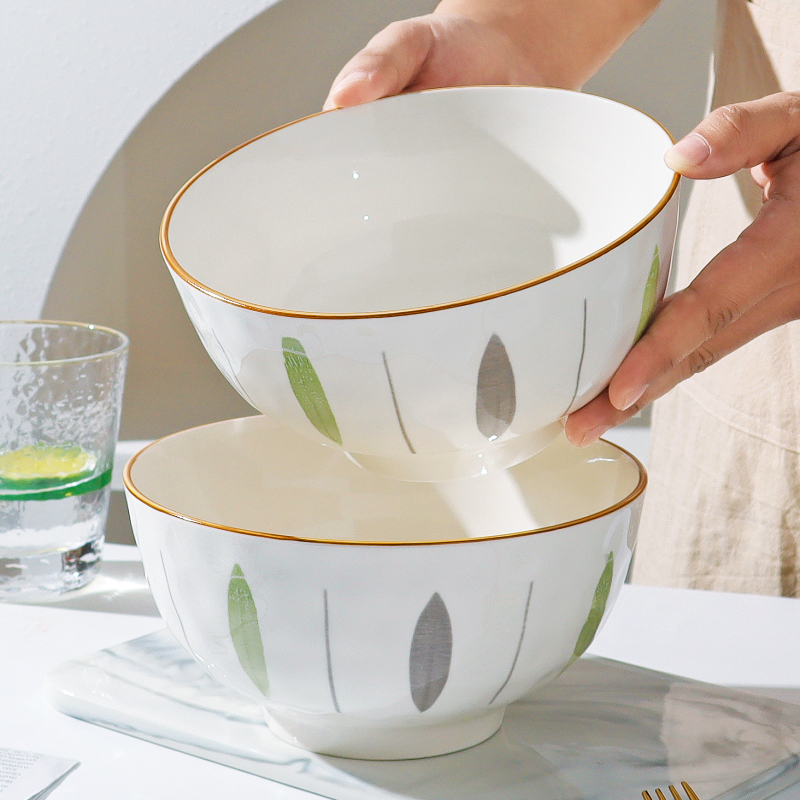 怀瑾陶瓷汤碗大号家用汤面碗网红螺蛳粉专用大碗面条碗泡面碗汤盆