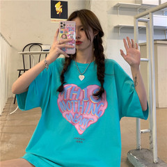 實拍實價2021寬鬆短袖T恤女