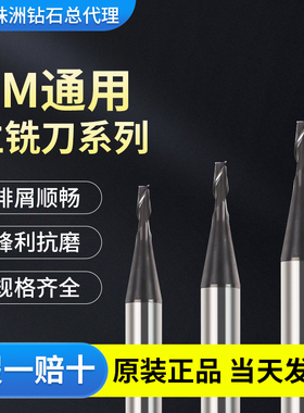 50°ZCC.CT二刃铣刀GM-2ES-D0.3 D0.5 D0.6 D0.8 D1.2 D1.6立铣刀