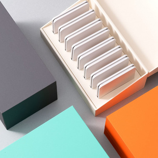 天汇饼干茶包装盒小方片小铁盒白茶普洱茶紧压茶通用包装茶叶礼盒