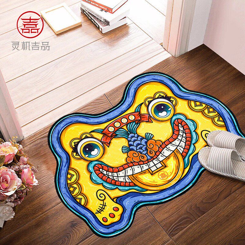 灵机生活馆地垫进门金蟾万贯地毯创意个性家用易清洗厨房防滑吸水|ruв категории домашний ткань, мат - от Buy2taobao.com для оказания профессиональной услуги покупки агента Taobao