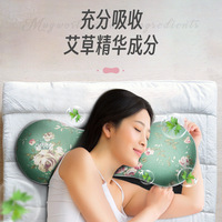 颈椎枕艾草清凉骨头枕多功能透气好睡眠睡觉家用护颈枕冰丝枕头