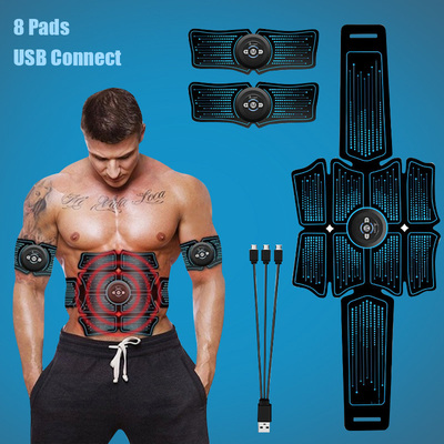 EMS Abdominal Muscle Stimulator 肌肉刺激器腹肌贴 ABS Massage