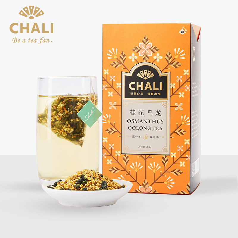 chali茶里桂花乌龙茶组合茶包
