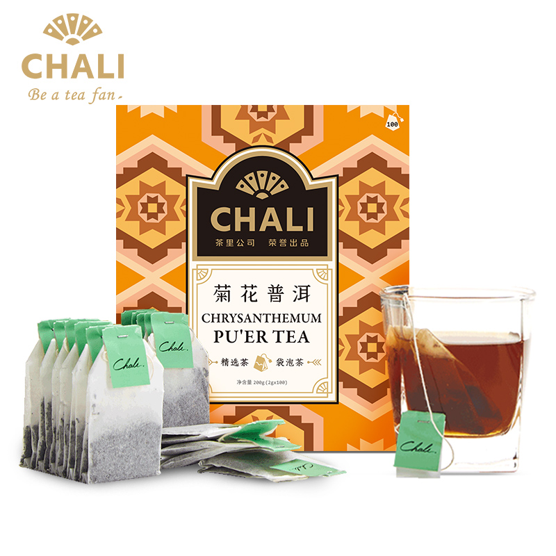 ChaLi茶里菊花普洱茶袋泡茶菊花茶小袋装菊普茶茶包茶叶100包-封面