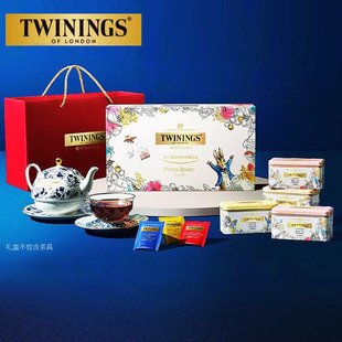 英国Twinings川宁御廷香颂珍藏袋泡茶礼盒英式 早餐蜜桃伯爵红茶叶
