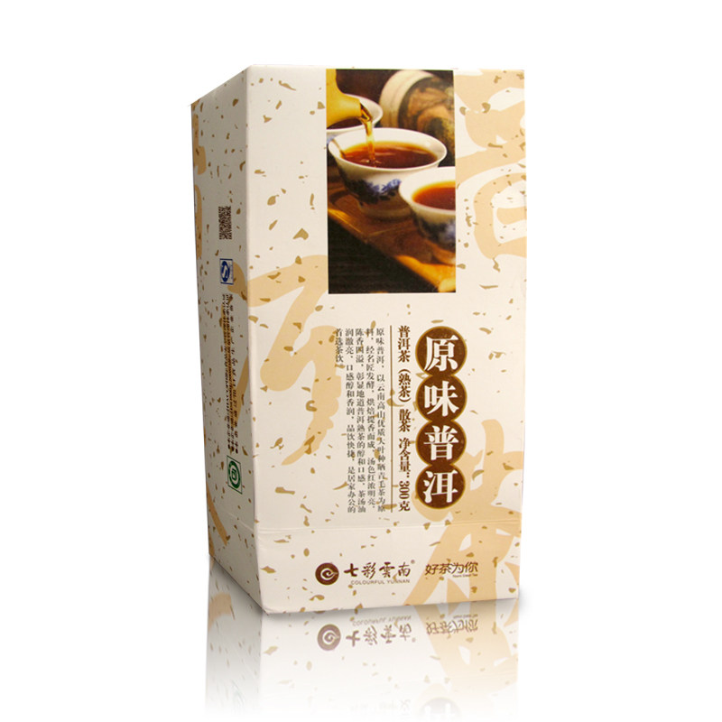 七彩云南庆丰祥原味普洱散装茶 陈香普洱散茶300g熟散茶