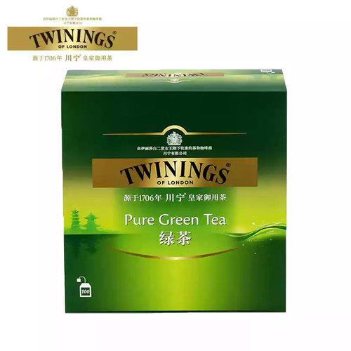 TWININGS川宁绿茶100片袋泡茶