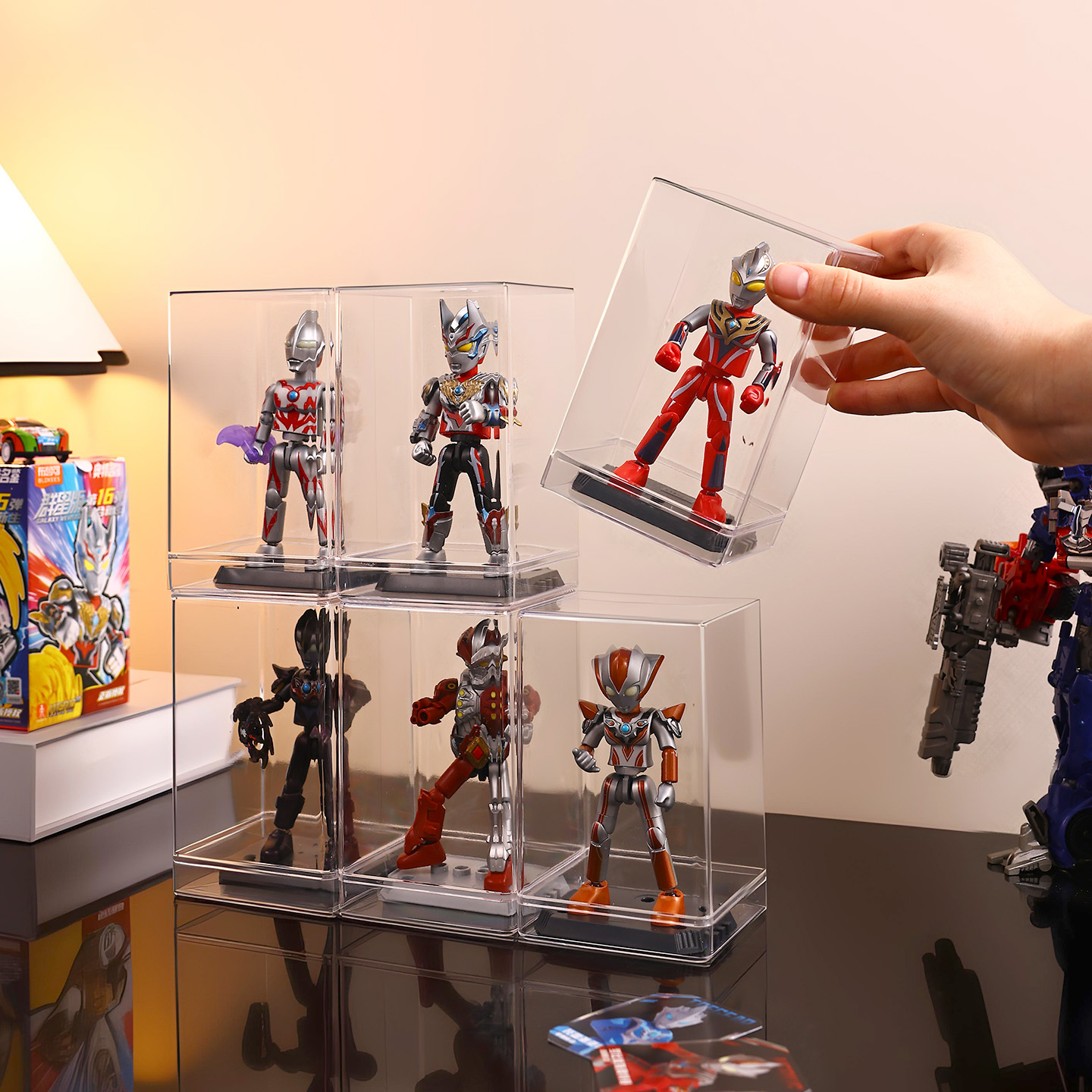 布鲁可.奥特曼全透明收纳/展示