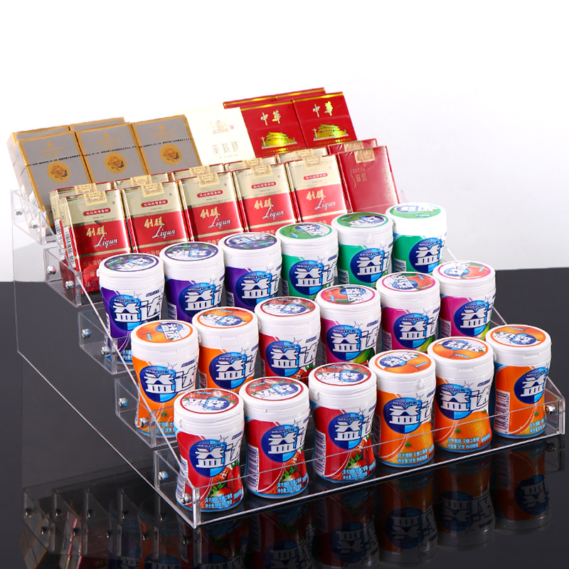 超市便利店口香糖零食展示架