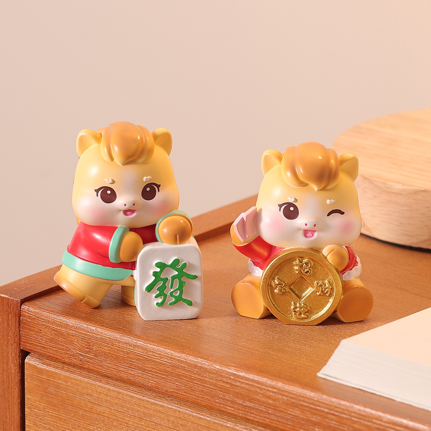 生肖马小摆件盲盒本命年吉祥物伴手礼工位招财装饰品2026新年礼物