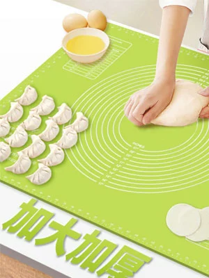 Антибактериальный большой силиконовый коврик для замешивания, пищевой силикон, световая панель, увеличенная толщина