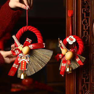 2026新款新年挂件入户门葫芦扫把挂饰春节过年氛围场景布置装饰品