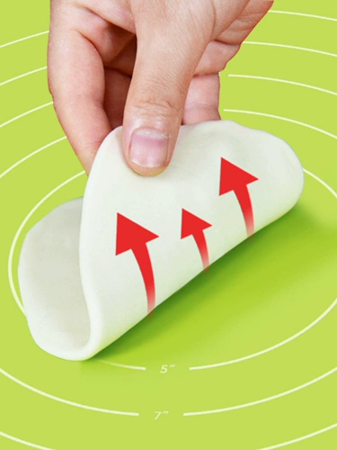 Антибактериальный большой силиконовый коврик для замешивания, пищевой силикон, световая панель, увеличенная толщина