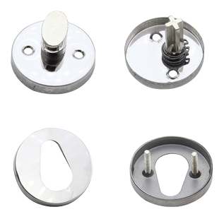 防火锁配件 管井锁螺丝包消防门锁 锁芯罩 有旋钮 锁芯盖锁芯管