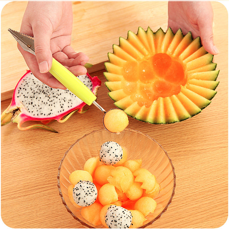 originality Stainless steel fruit Dig the ball is Carving knife watermelon Cold platter ice cream tool Watermelon spoonin the Metallic materials products, Stainless steel, Stainless steel category - from Buy2taobao.com to provide professional Taobao agent buy service