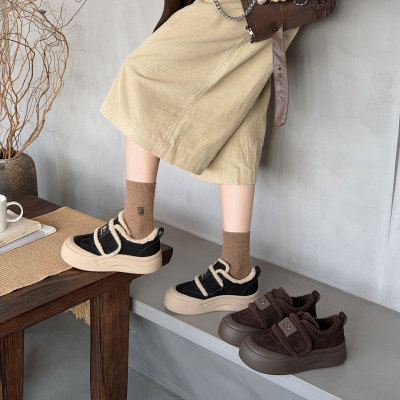 新卡伦厚底增高软底潮牌毛毛